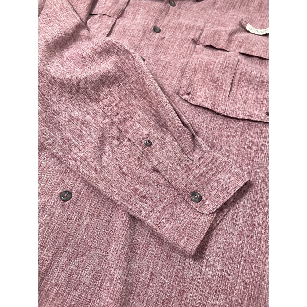 Magellan Outdoors Fishing Shirt 3XL Mens Long Sleeve Button Up Moisture Wicking - Picture 5 of 11